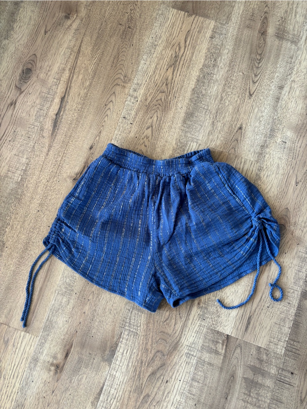 Aerie blue cotton gauze shorts size small